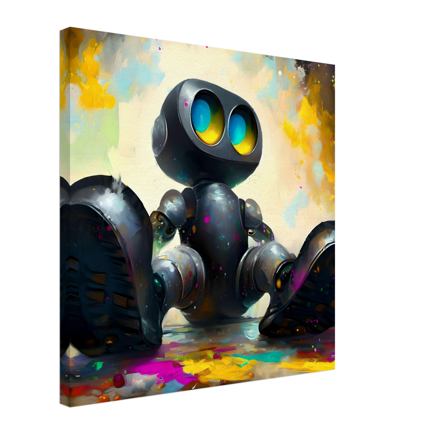 Cute Robot - Sci-fi canvas print