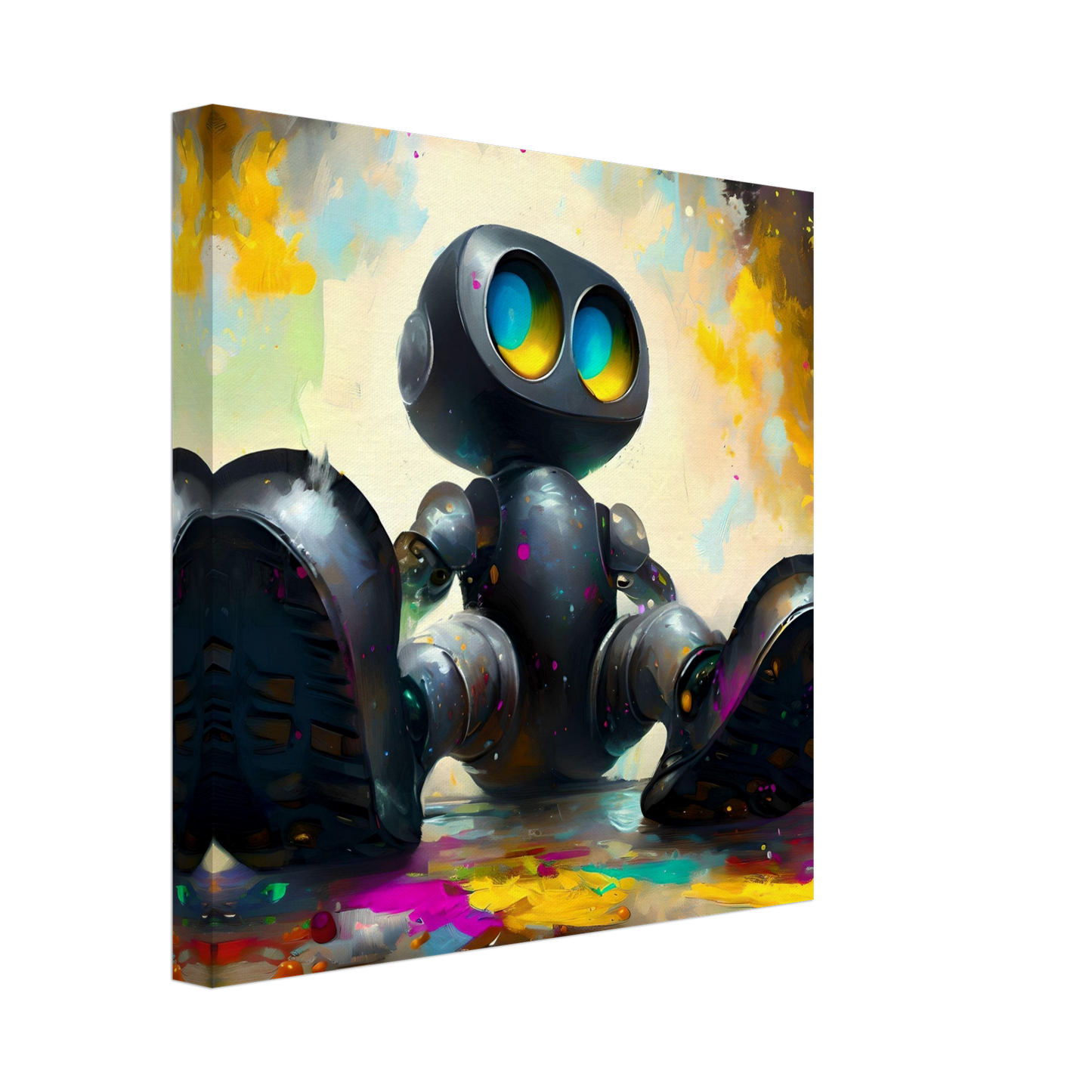 Cute Robot - Sci-fi canvas print