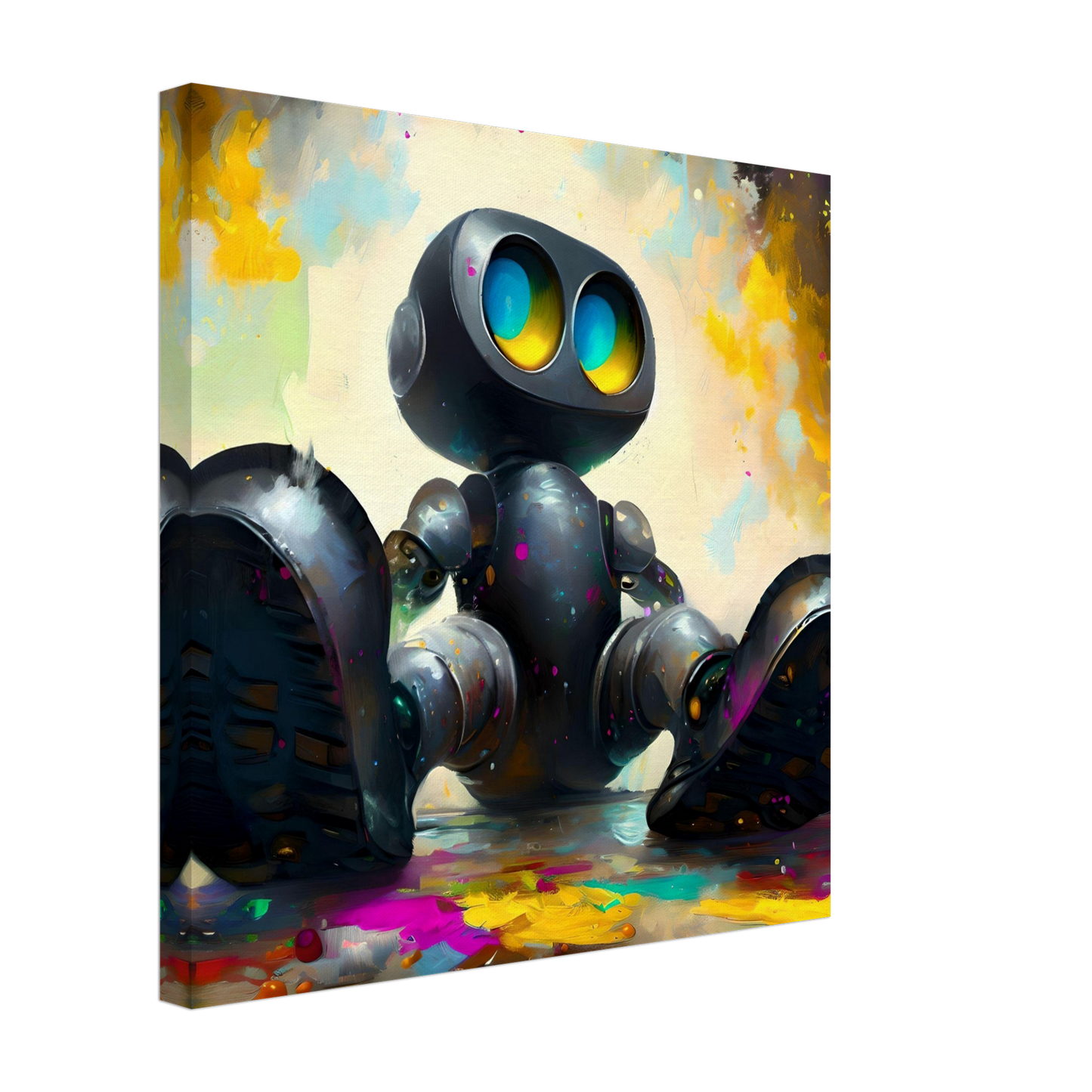 Cute Robot - Sci-fi canvas print