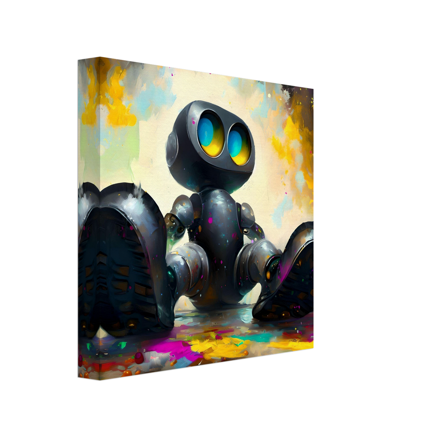 Cute Robot - Sci-fi canvas print